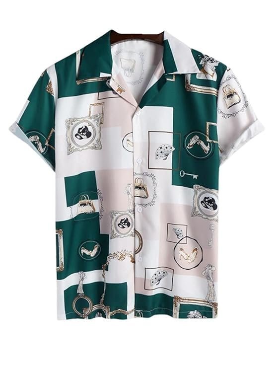 OM SAI LATEST CREATION Shirt for Men | Mens Casual Shirt | Men Stylish Shirt | Men Rayon Printed Shirt | Men’s Regular Fit | Men Formal Shirt | Half Sleeve Shirt