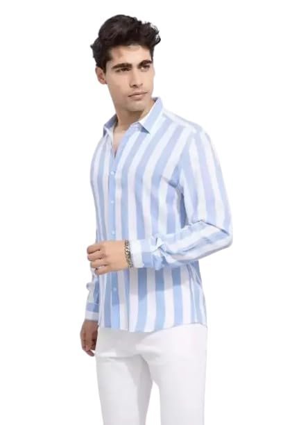 Men’s Cotton Casual Shirt, Brown, Full Sleeves, Regular Fit