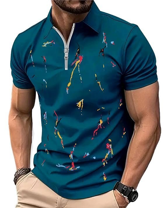 AUSK Polo T Shirts for Mens || Printed Men T-Shirt Polo