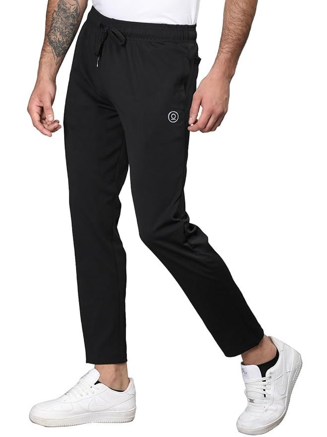 CHKOKKO Men’s Regular Fit Mid Rise Sports Regular Track Pant Gym Workout Lower