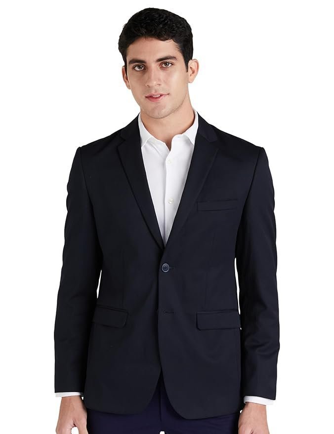 Peter England Neo-Slim Fit Solid Blazer