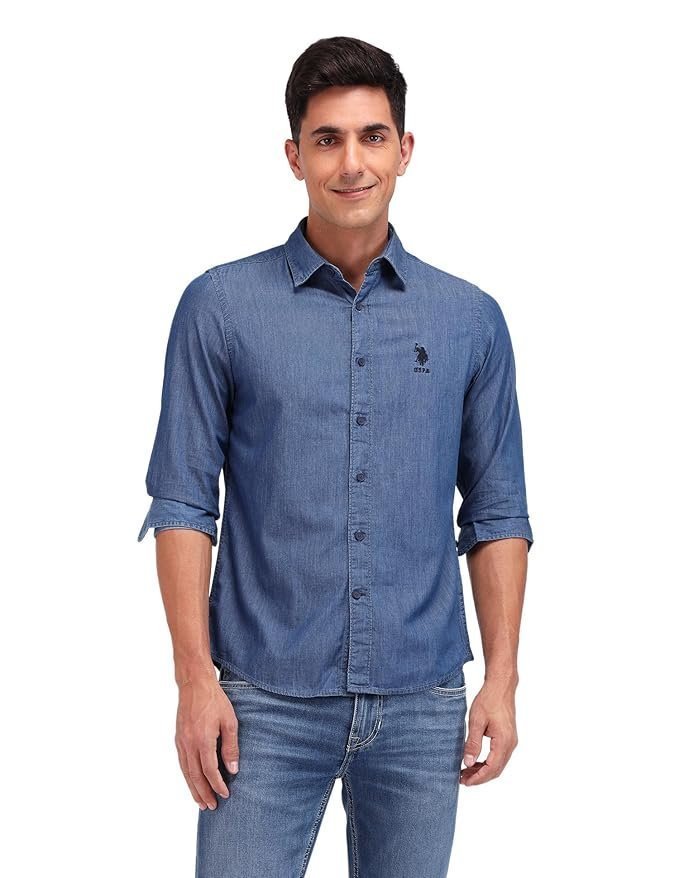 U.S. Polo Assn. Denim Co. Men’s Solid Slim Fit Shirt