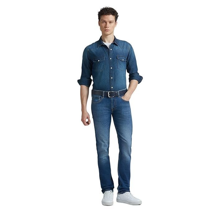 Pepe Jeans Men’s Slim Fit Mid Rise Jeans