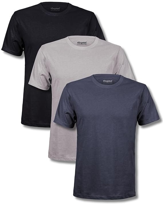 Kingsted T-Shirts for Men Pack – Royally Comfortable – Soft & Fresh Premium Fabric – Well-Crafted Classic Tee