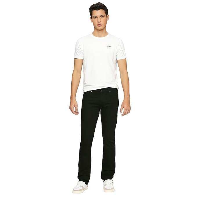 Pepe Jeans Men’s Slim Fit Mid Rise Jeans