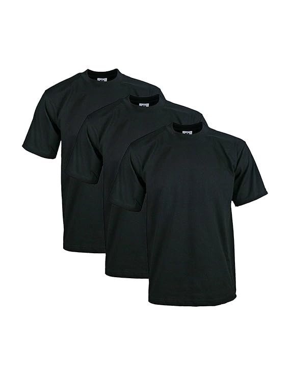Pro Club Men’s 3-Pack Heavyweight Cotton Short Sleeve Shirts