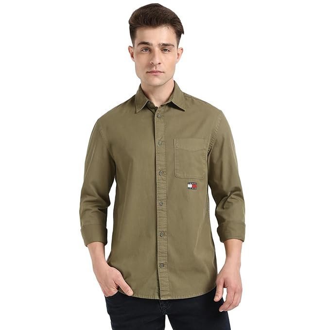 Tommy Hilfiger Men’s Cotton Regular Fit Shirt