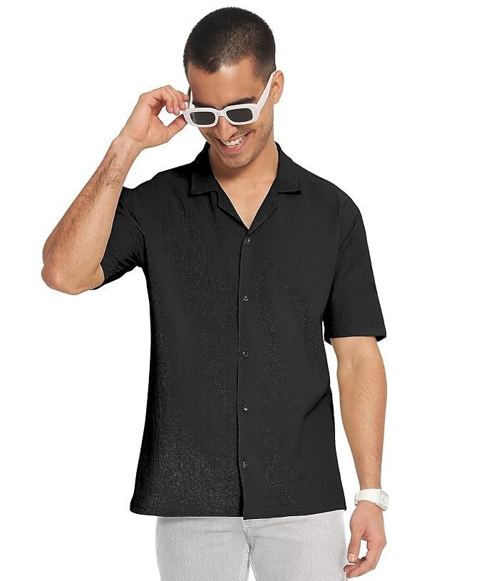 SWADESI STUFF Men’s Regular Fit Casual Shirt