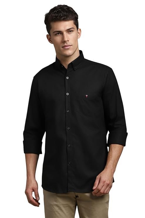 Louis Philippe Men’s Cotton Slim Fit Shirt