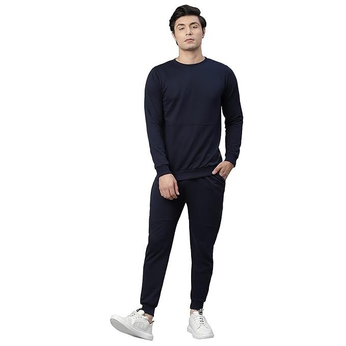 Rigo Round Neck Full Sleeve Terry Track Suit For Men | Regular Fit Plus Sizes Tracksuit for Men’s | Co-ord Set For Men